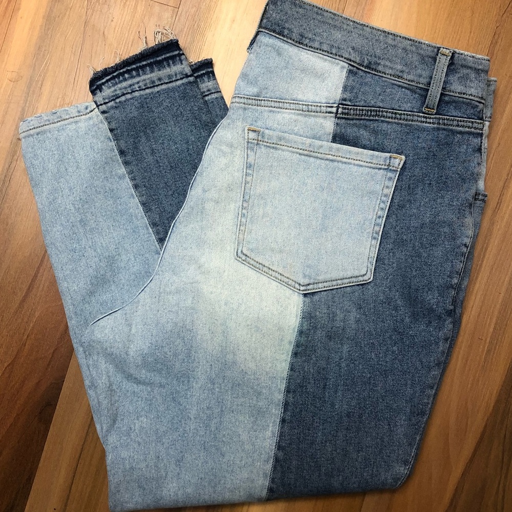 Lane Bryant Two Toned Colored Jeans Size 20